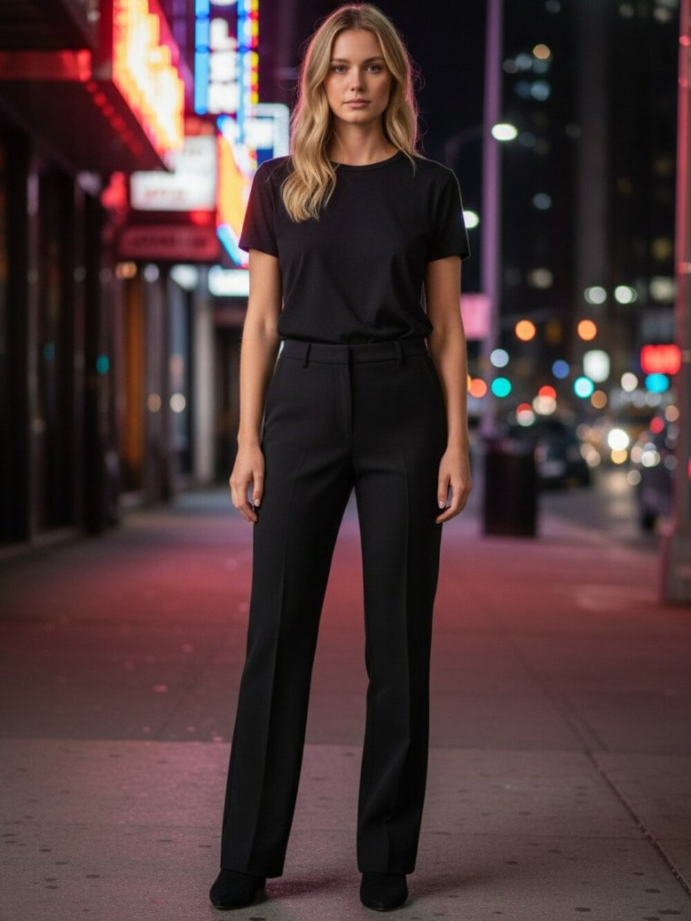 New York & Company Black Boot Cut Dress Pants NWT